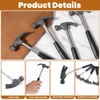 20 Pcs Mini Claw Hammer Bulk 6.5 Inch Solid Tubular
