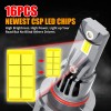 AUIMSOCO 10000K 4X LED Headlights High Low Light Bulbs For