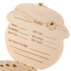Wooden Baby Tooth Fairy Box Teeth Holder for Kids Lost