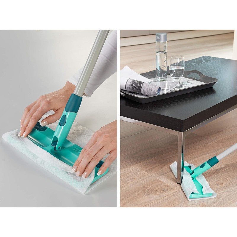 Leifheit Clean and Away Floor Mop for Quick Dry Cleaning,