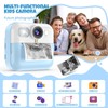 Kid Camera for Boys,Portable Toddler Blue Printing Camera Toy 1080P
