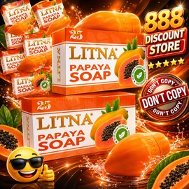 No Brand LITNA Papaya Soap Whitening 90g.