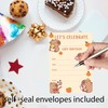 KGHYT Capybara Birthday Invitation Cards for Kids with Envelopes
