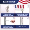 Anglekai 50Ft Flag Pole Rope Kit, 0.31 in/ 8 mm