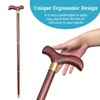 Classic Wooden Walking Cane Ergonomic Solid Wood Quality Cane for