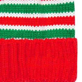 Gone For a Run Running Elf Pom Pom Beanie Hat | Running Hats
