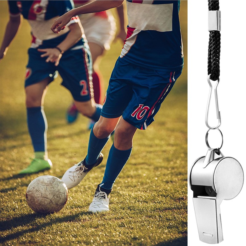 jatimdotin Whistle, Pack of 3 Stainless Steel Sports Whistles with