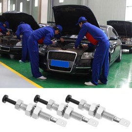 eMagTech Pack of 6 12 V Door Pin Switch Currently Adjustable Car Bonnet Alarm Light Hood Switch Boot Door Alarm Light Hood Post Pin Switch Car Parts