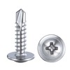 Wensilon（300pcs）#8×1/2”for Sheet Metal Self-Tapping Screws 410 Stainless Steel Truss Head