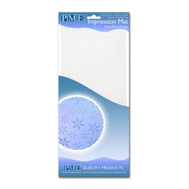 PME IM196 Snowflake Design Impression Mat, 15x0.1x30.5 cm