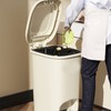Foot Step Trash Can Large Capacity Versatile Stylish Lid Design