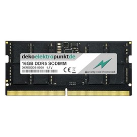dekoelektropunktde 16 GB RAM Memory Suitable for Razer Blade 14 (2023) DDR5 SO-DIMM PC5