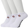 Dickies Socks, Logo Embroidery, Bottom Pile Sneakers, Ankle, white