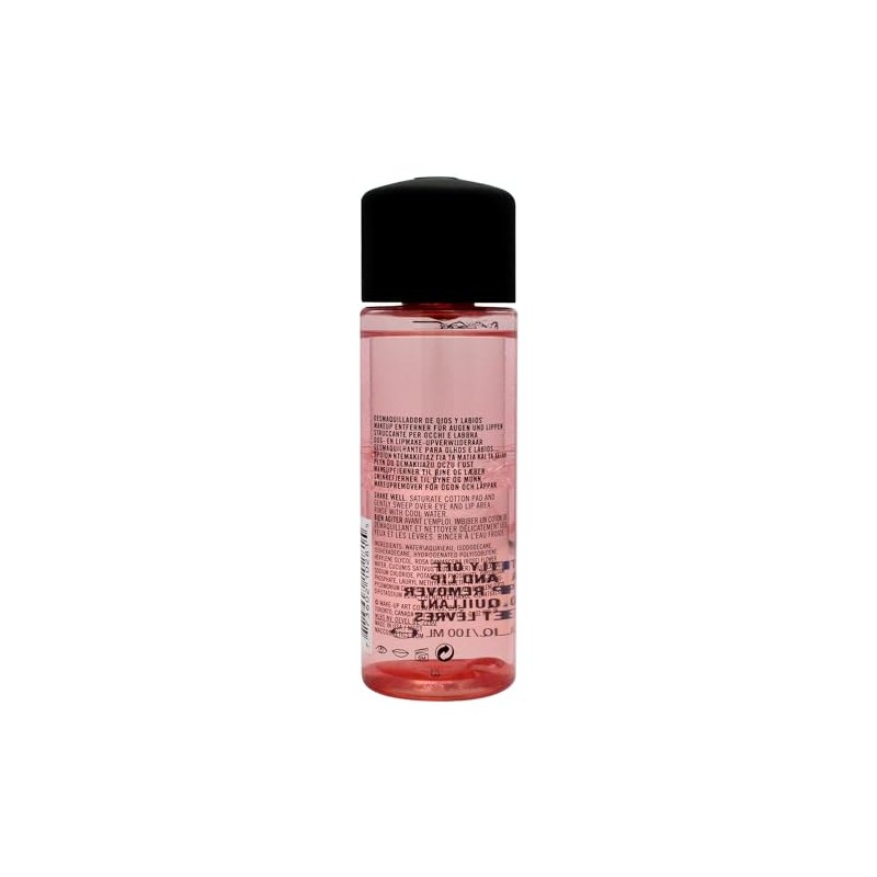 Mac cleanser gently off eye and lip makeup remover -