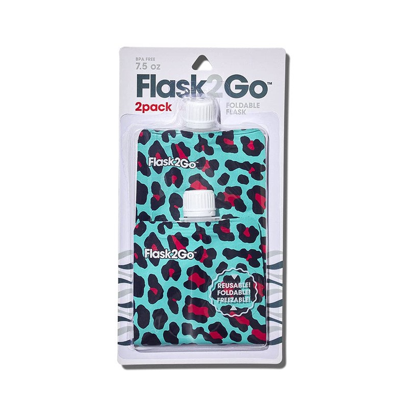 Flask2Go - The Foldable Flexible Flask for Tailgating, Camping, and