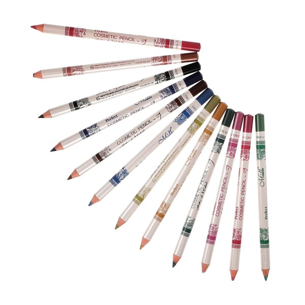 Minkissy 36pcs Makeup Eyeliner Set Colorful Eye Lip Eyebrow Liner