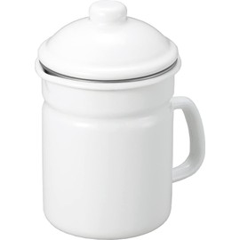 Tamahashi PCL-05W Oil Pot with Strainer, 3.3 gal (1.0 L), White