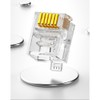 100 Pcs RJ11 RJ12 6P6C Telephone Connectors, RJ11 RJ12 6P6C