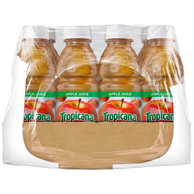 Tropicana 100% Apple Juice, No Added Sugars, Vitamin C, 10