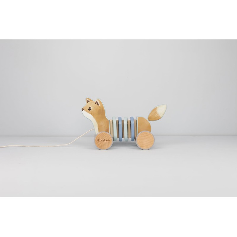 Little Dutch Forest Friends 7257 FSC Wooden Pull Along Animal