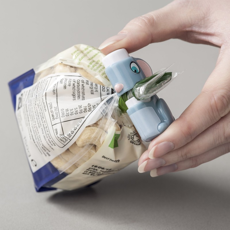 Zeal Bag Clip, Brown/Grey, One Size