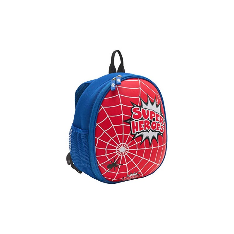 Wedo 2433302 Children's Spider Backpack, Sturdy Front, 2 Outer Mesh