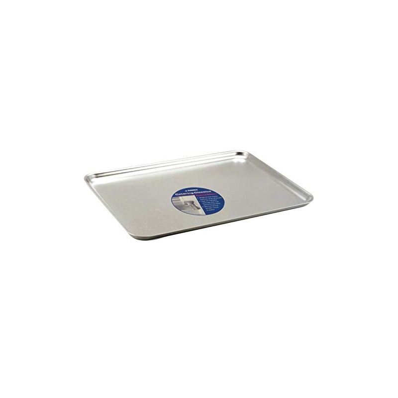 Zodiac Aluminium Baking Tray, Cast Iron, Silver, 36 x 26