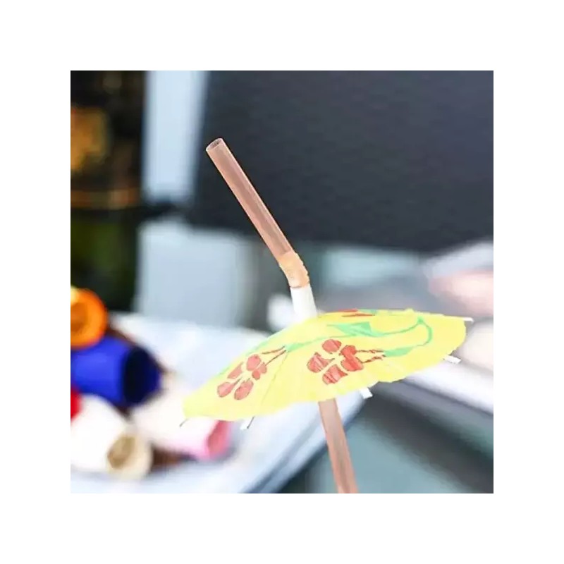 일회용 빨대 혼합 벌집형 우산 500개 색상 [Q. 벌집 플라밍고