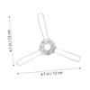 LALAFINA 20Pcs DIY Spring Clamp for Pendant Shade Clips Lampshade