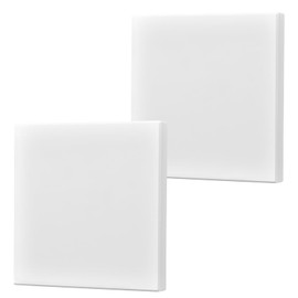 Weiß blindabdeckung Unterputz steckdose steckdosen abdeckung lochfrei steckdosenabdeckung für ungenutzte Steckdosen oder Schalter 2 Stück 8,6 X 8,6 cm