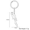 YAYAKO Stainless Steel Parrot Keychain Cute Bird Charms Wallet Car