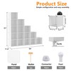 AWTATOS Cube Storage Organizer, 16 Cube Closet Organizer, Stackable Storage