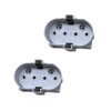 EZ-FIT 2PCS 2G11 4-Pin CFL/LED Socket Base Holder - CE