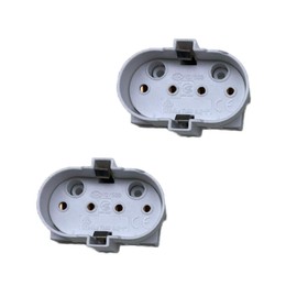 EZ-FIT 2PCS 2G11 4-Pin CFL/LED Socket Base Holder - CE RoHS