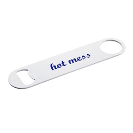 Hot Mess Powder Coated Steel Bottle Opener