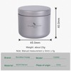 Boundless Voyage Titanium Tea Caddy Canister Outdoor Portable Tin Jar