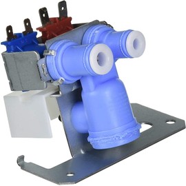 WR57X10051, AP3672839, PS901314 Dual Ice Maker Water Valve Compatible With GE Refrigerator (Fits Models: TFX, TFH, CSX, MSH, MSX)