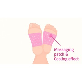 Foot Cooling Acupressure Patch – 4 Sheets | Refreshing Foot Sheet with Pressure Nodes (3)