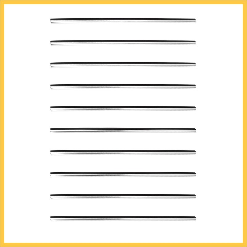 REPAIROCK 10pcs Silver Tone Chrome Car Air Condition Vent Grille