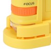 Handheld Microscope Yellow Comfortable Square Handle LED Light Pocket Microscope