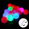 LED Poi Balls: Set of 2 Poi Ball Set LED
