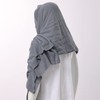 GRACEART Medieval Neckerchief Head Scarf Renaissance Pirate Linen 230 x