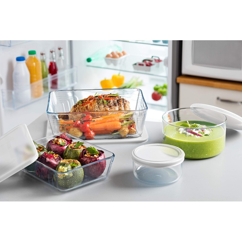 Pyrex Cook & Freeze Rectangular with Lid 22 x 17cm