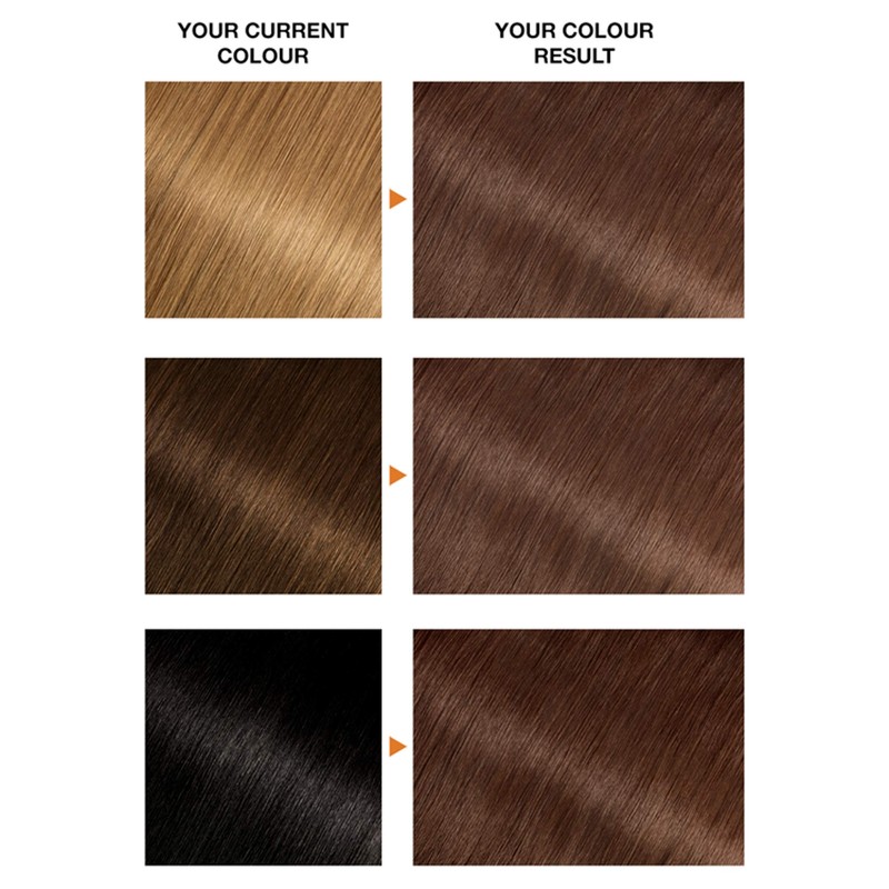 Garnier Belle Color Brown Hair Dye Permanent, Natural looking Hair
