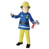 Fireman Sam Costume, Kids Fireman Outfit, Medium, Age 5 -