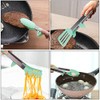 4-in-1 Stainless Steel Kitchen Tongs Set with Silicone Tips