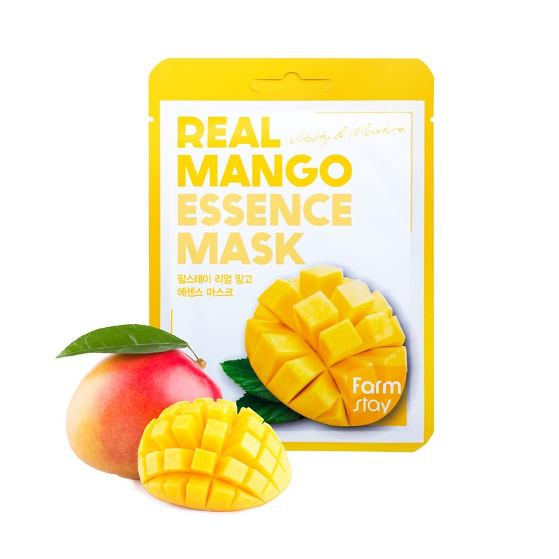 Farmstay Real Mango Essence Mask - Mango Extract Face Mask