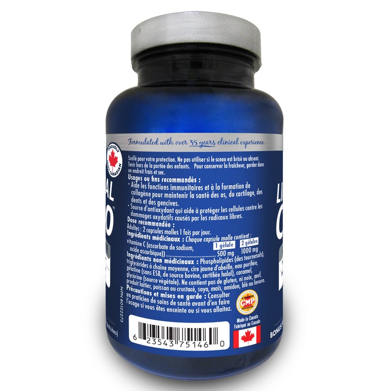 Naka Platinum LIPOSOMAL C1000 featuring 1000 mg/dose Non-Allergen High Potency