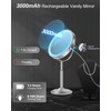 vpu Makeup Mirror with Lights, 1X/30X Lighted Magnifying Mirror Height