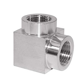 Beduan 90 Degree Elbow Fitting, 3/4" Female x 3/4" Female Stainless Steel Cast Pipe Fitting